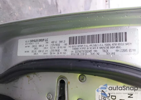 2015 Ram 2500 Slt из США, поврежденный, VIN 3C6TR4DT5FG562485